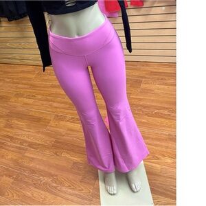 Pink Flared Women's Pants